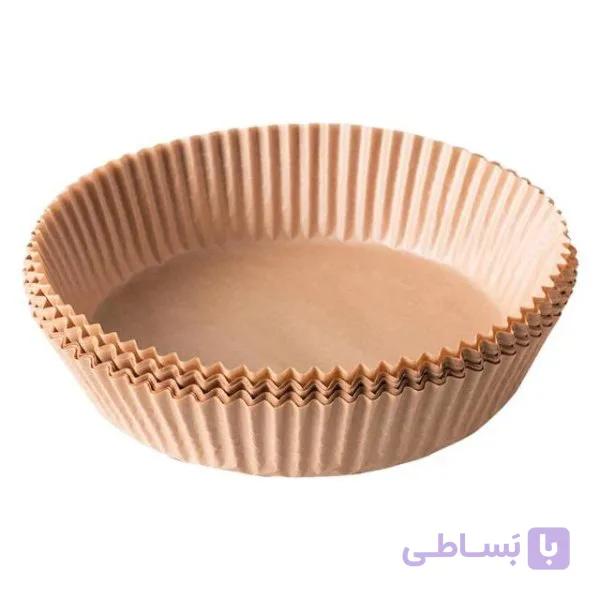 کاغذ روغنی سرخ کن مدل مربع بسته 50 عددی — تصویر 1