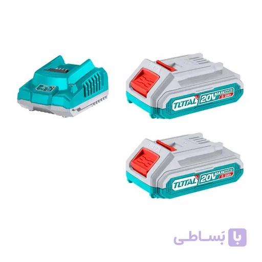 کیت شارژ توتال Total TFBCPK1222 (باتری و شارژر) — تصویر 1