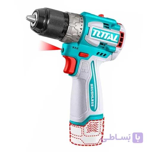 دریل شارژی براشلس توتال Total TOSLI 240786 — تصویر 1