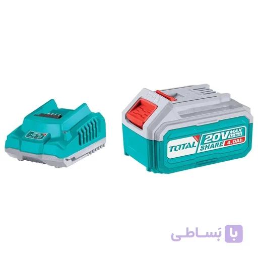 باتری و شارژر یدکی توتال Total TFBCPK1214 (کیت شارژ و باتری) — تصویر 1