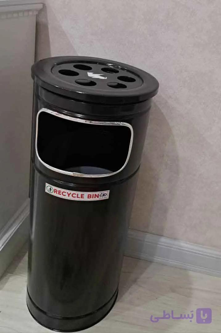 سطل زباله جاسیگاردار مشکی