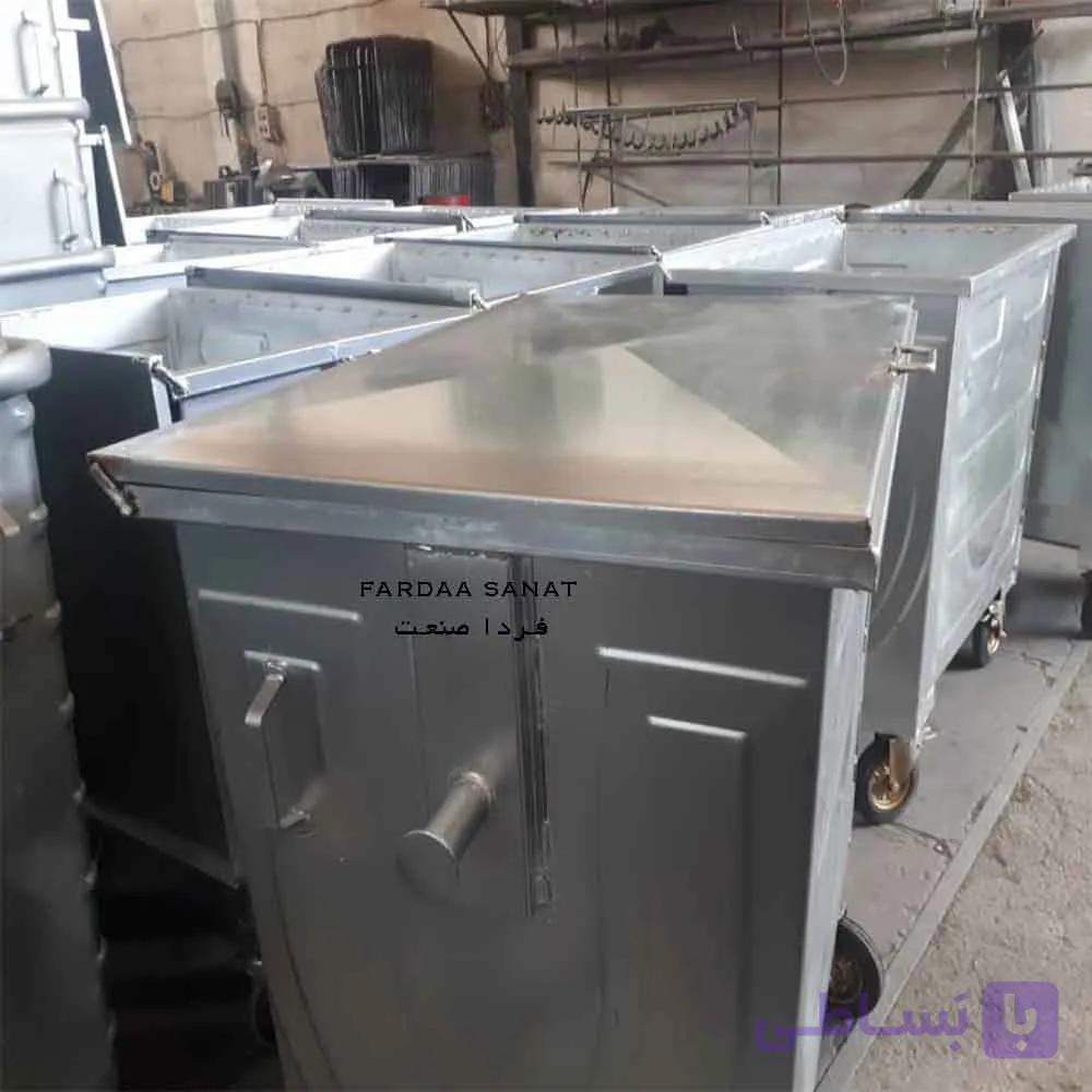 سطل 1100 لیتری مکعب