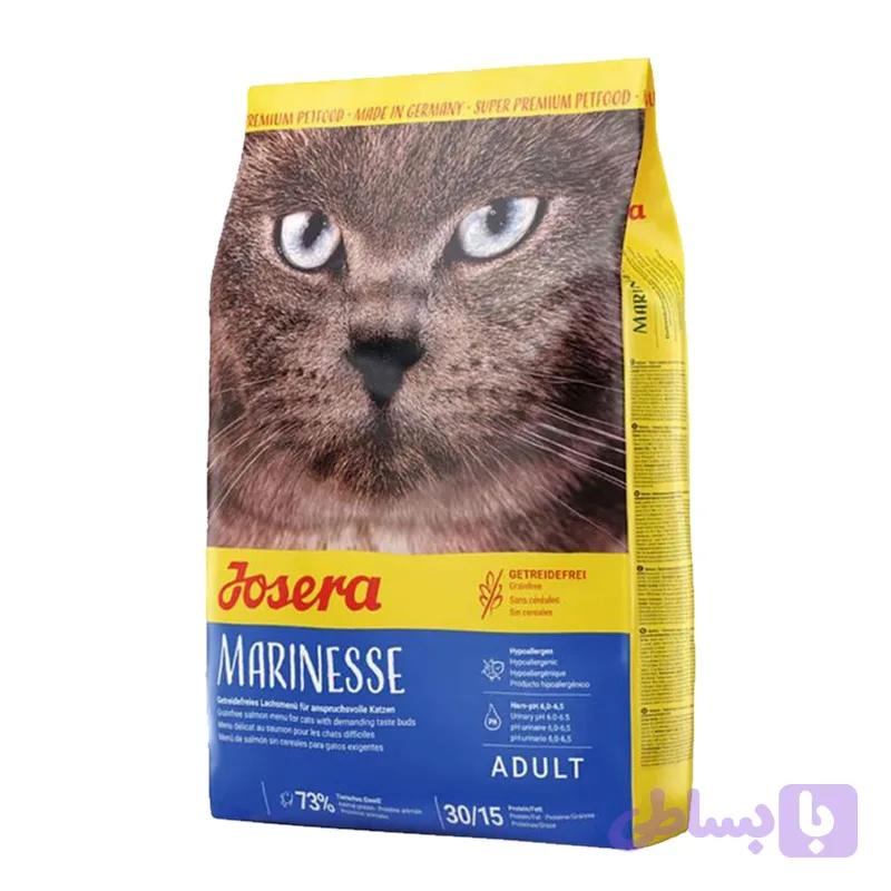 غذای خشک گربه جوسرا مدل 10کیلویی مارینس (بسته بندی پلمپ اصلی .اورجینال ساخت کشور المان )
