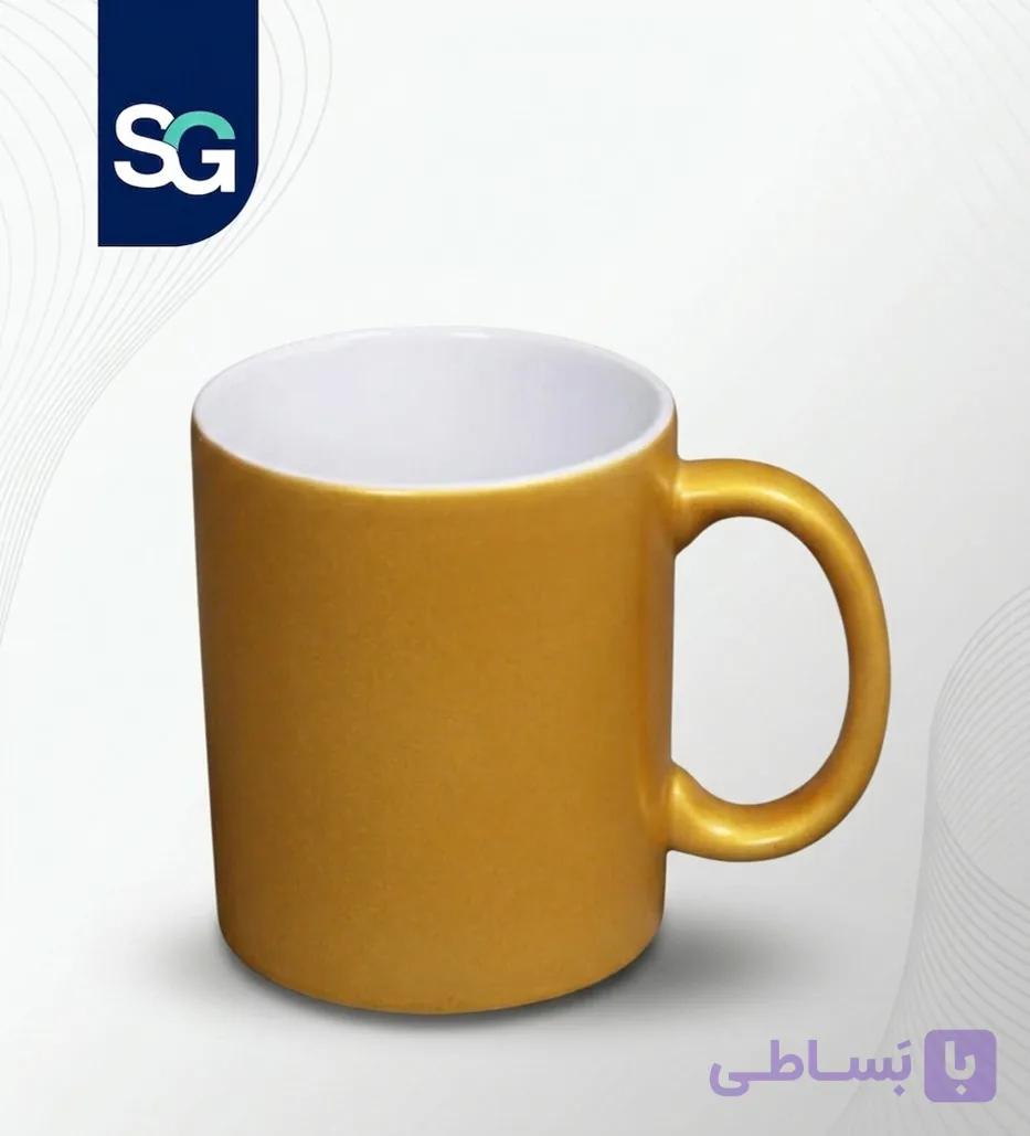 لیوان سرامیکی oz11 طلایی – (0022) — تصویر 1