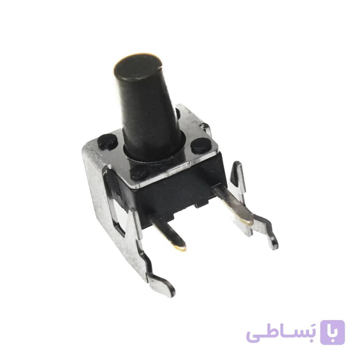 تک سوئیچ 9.5*6*6 چهار پین رایت پایه بلند