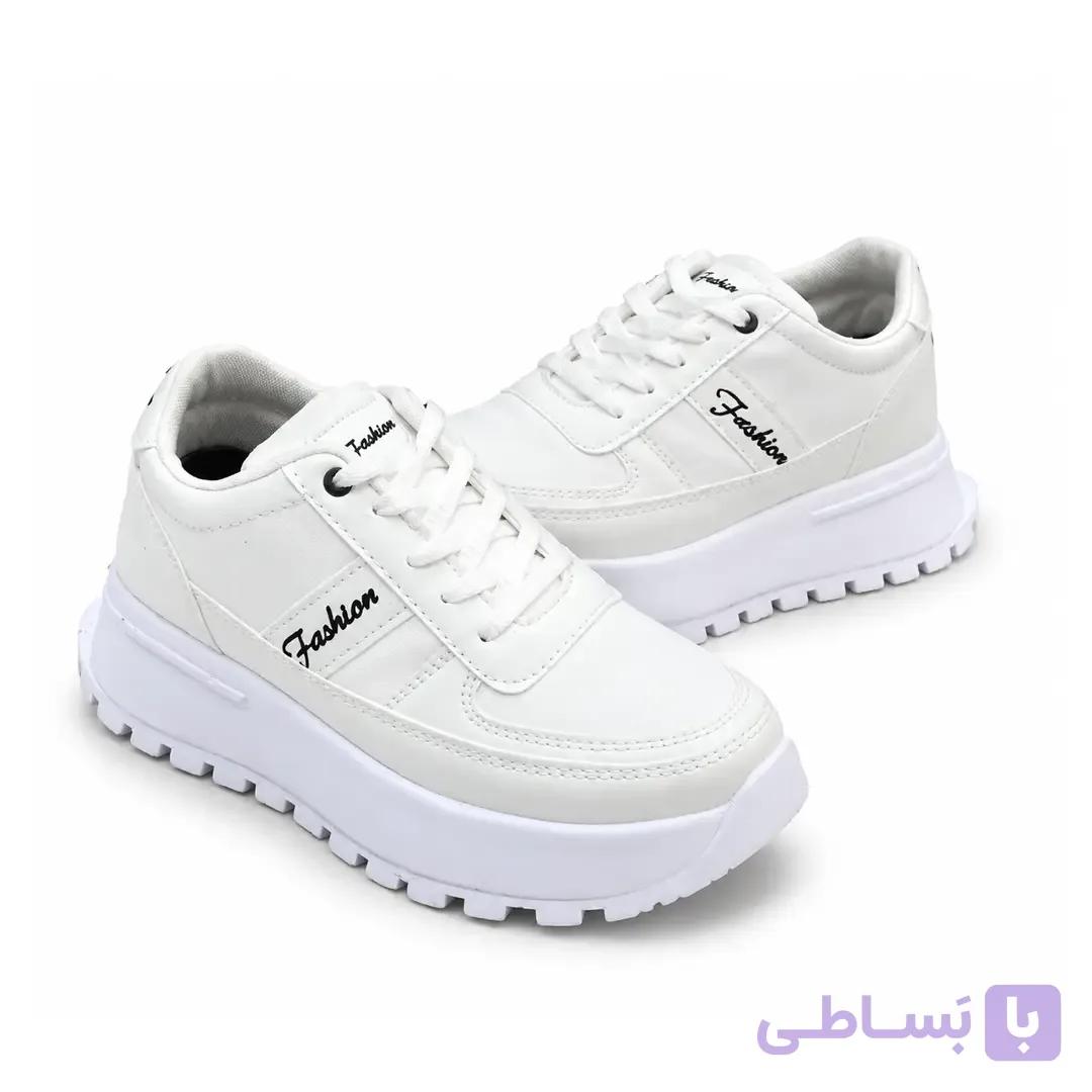 کتانی زنانه لژدار جنس ترکیبی فشیون — تصویر 1