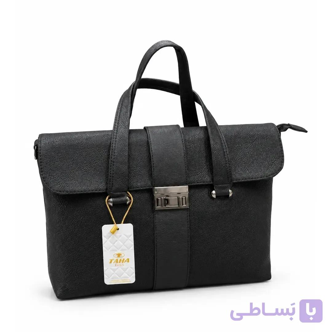 کیف زنانه اداری بزرگ جلو قفل — تصویر 1
