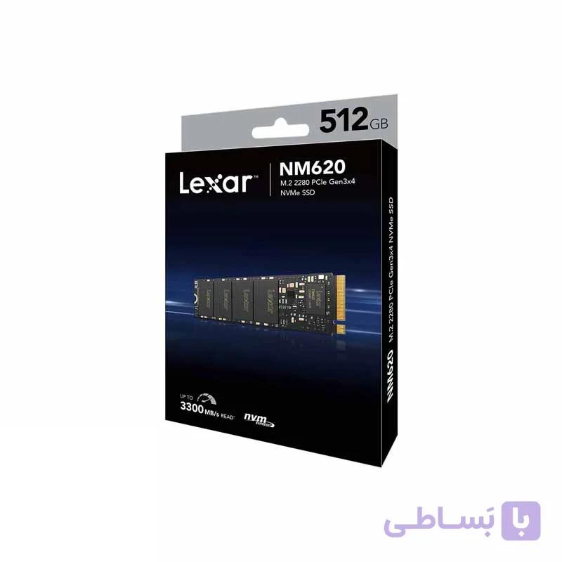 حافظه اس اس دی اینترنال لکسار مدل NM620 M.2 2280 NVMe ظرفیت 512 گیگابایت
