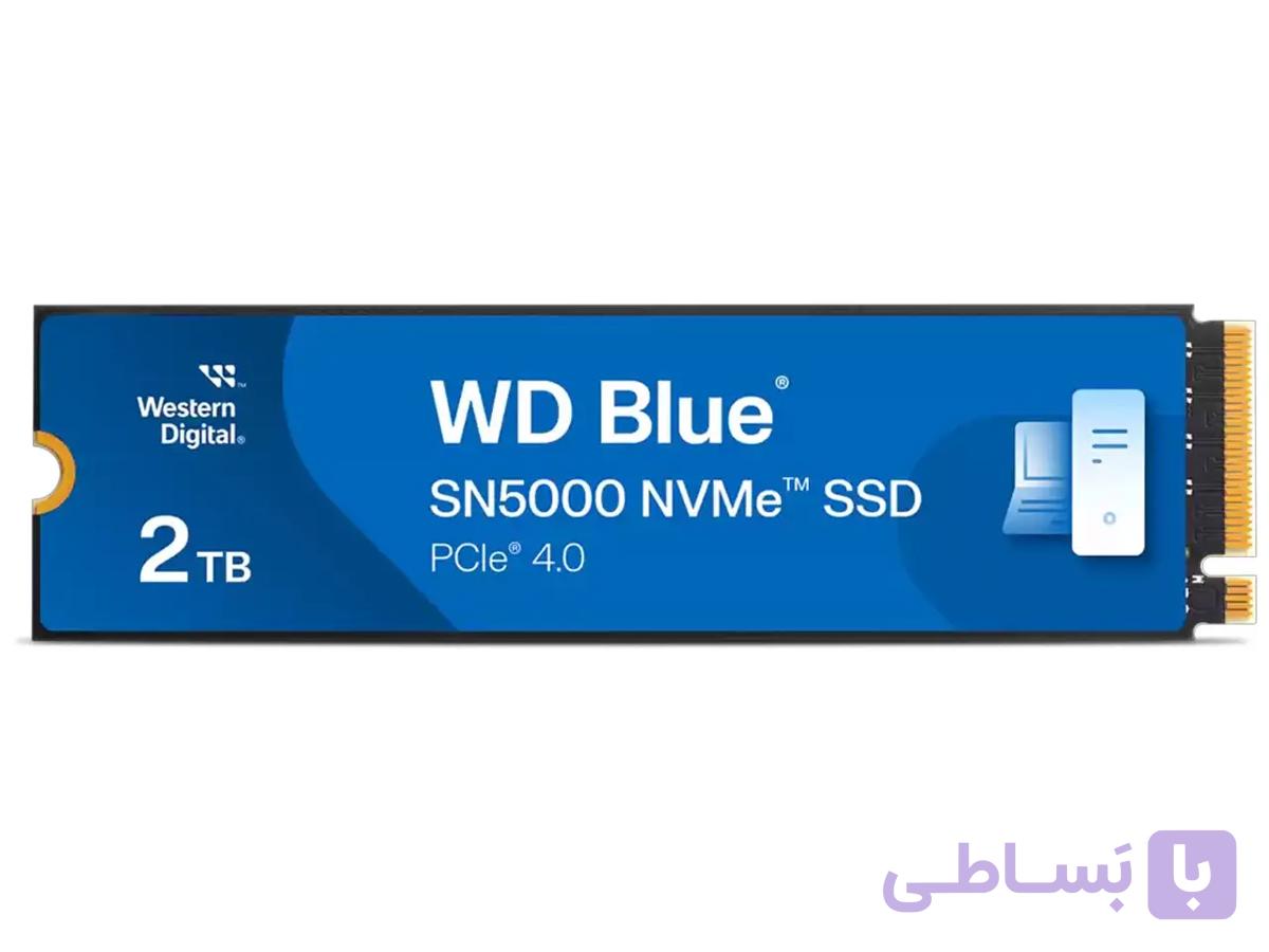 حافظه اس اس دی اینترنال وسترن دیجیتال Blue SN5000 M.2 2280 NVMe ظرفیت 2 ترابایت
