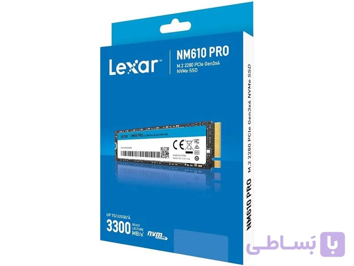 حافظه اس اس دی اینترنال لکسار NM610 Pro M.2 2280 NVMe ظرفیت 1 ترابایت
