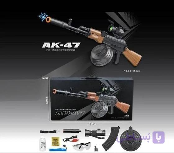 اسباب‌بازی تفنگ AK47 شارژی مدل خشاب گرد - فروشگاه بیر شاپ