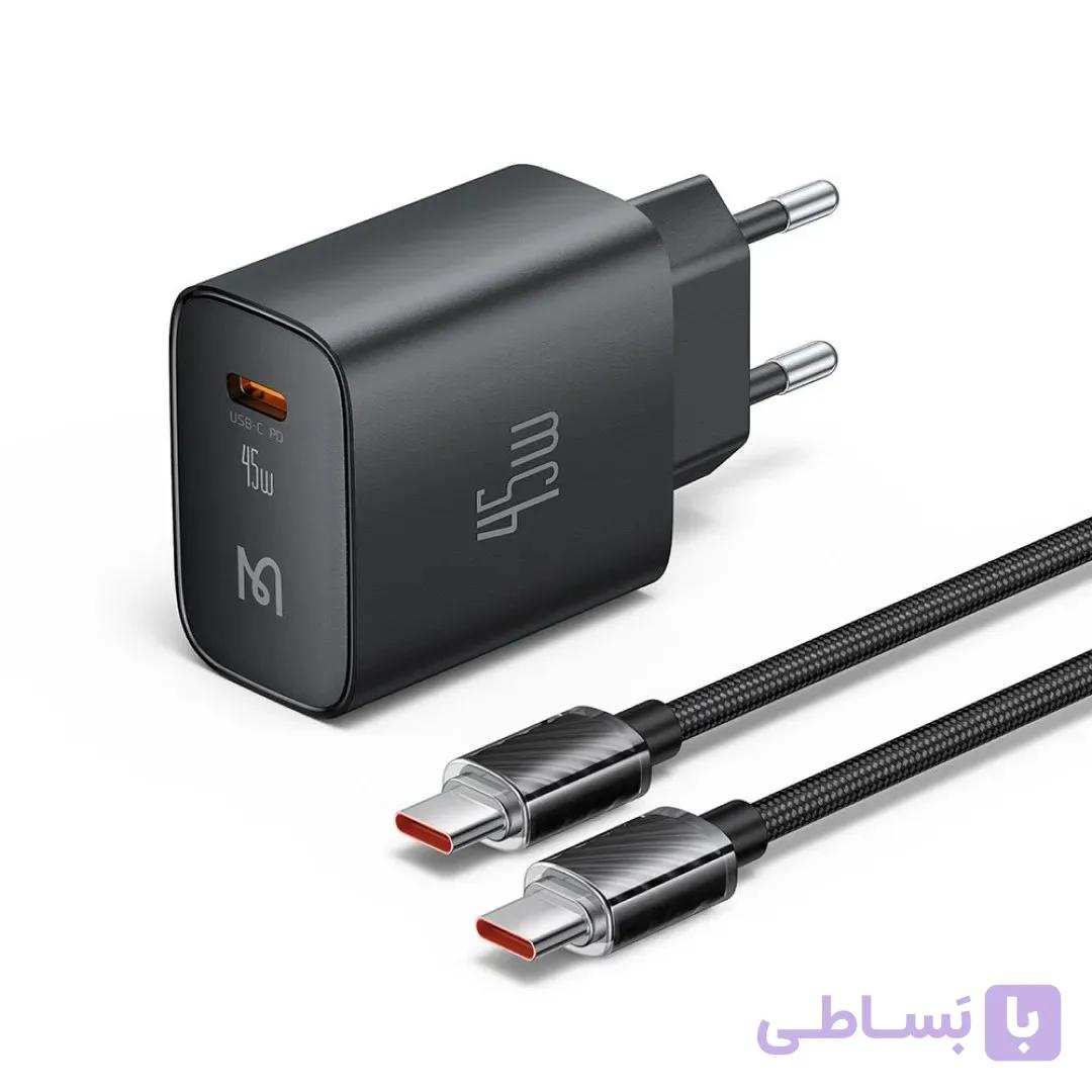 شارژر دیواری مک دودو مدل CH-5082 با توان 45 واتMacDodo wall charger model CH-5082 with 45 W of power