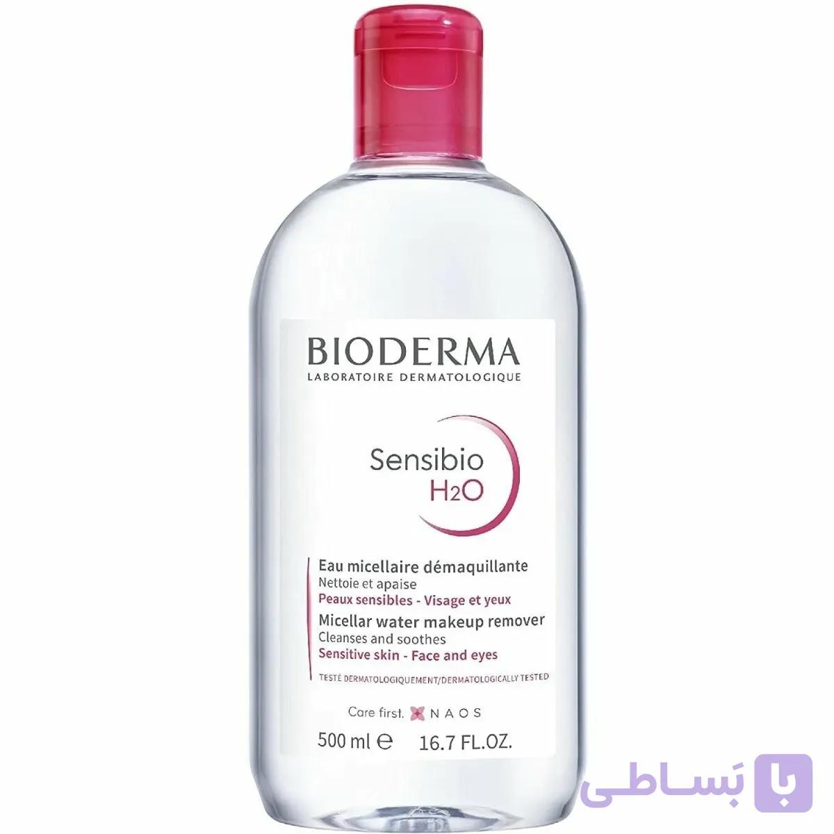 خرید میسلار واتر پوست حساس بایودرما مدل Sensibio حجم 500میل
