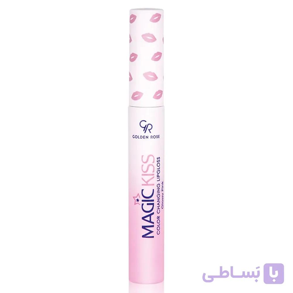 خرید لیپ گلاس حرارتی گلدن رز مدل Magic Kiss حجم ۱۰ میل — تصویر 1