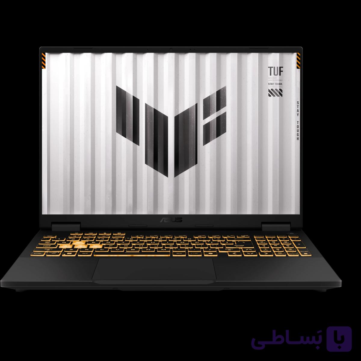 لپ تاپ 16 اینچی گیمینگ تاف ایسوس مدل TUF Gaming F16 2025 FX608JMR i7 14650HX 32G 1T SSD 8G RTX 5060 WUXGA