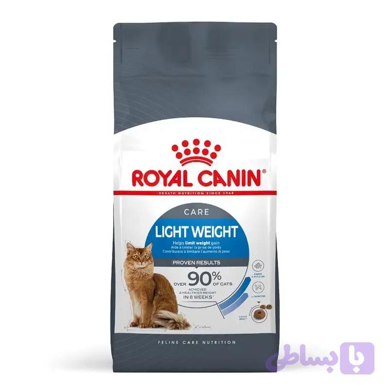 غذای خشک گربه رویال کنین مدل لایت ویت (Light Weight)با تضمین کاهش وزن 1.5کیلوگرم باضمانت اصالت وارسال فوری
