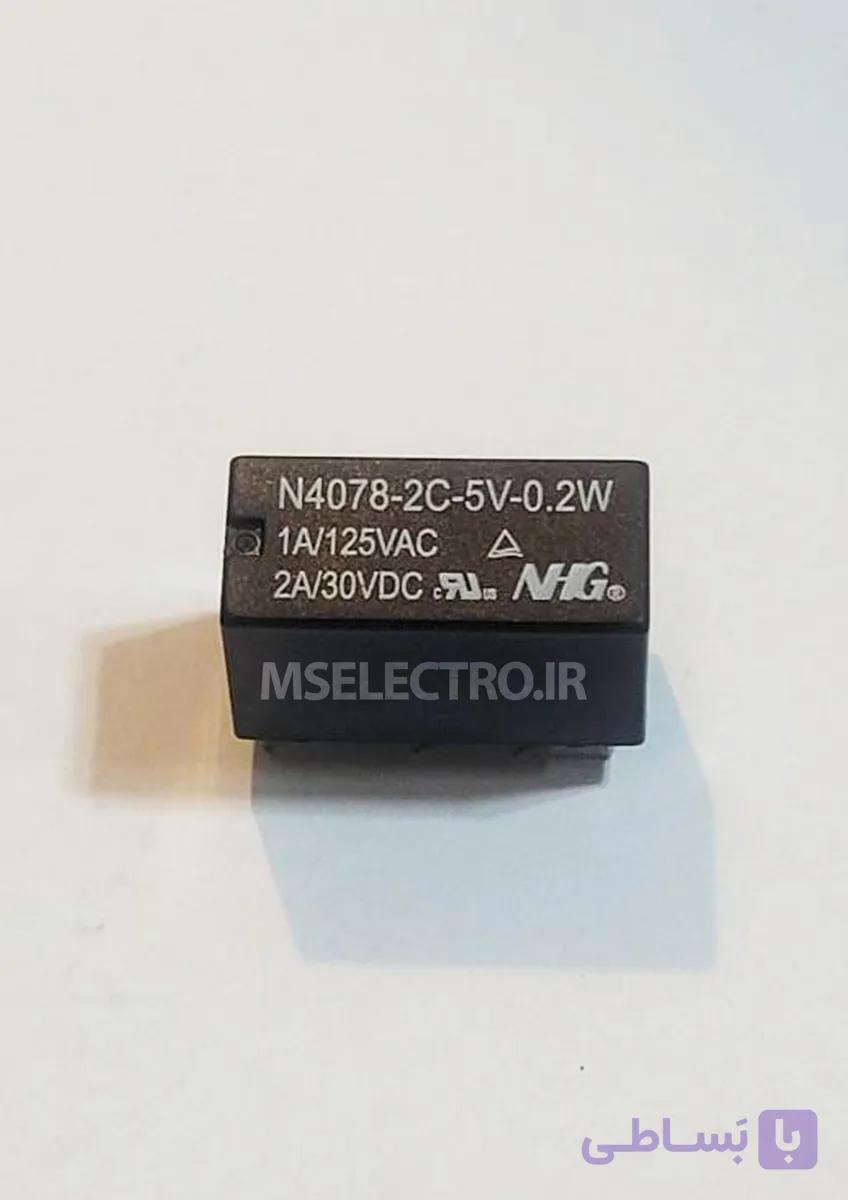 رله مخابراتی N4078-2C-5V-0.2W