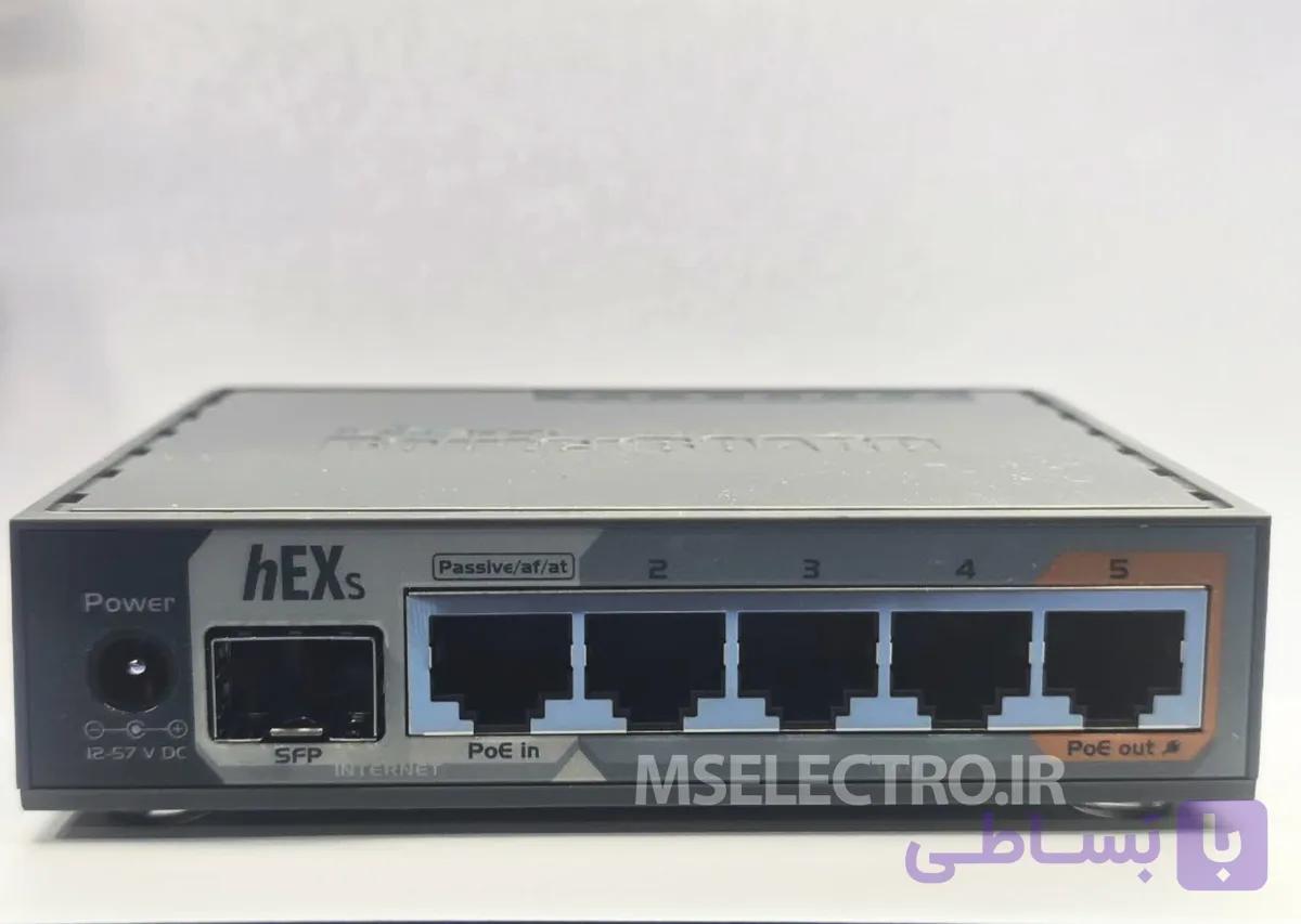 HEX S روتر شبکه میکروتیک کد (RB760IGS)