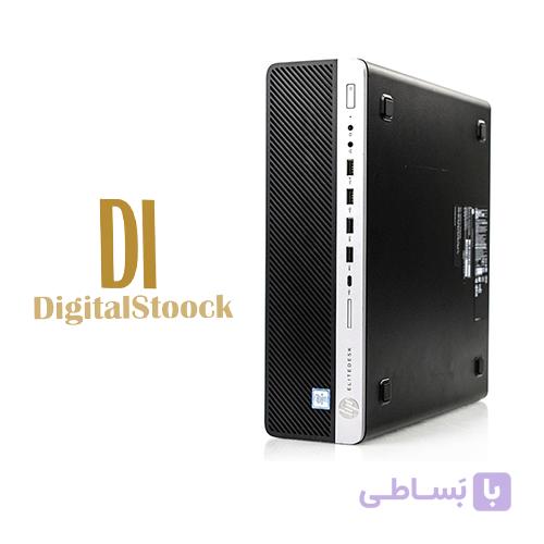 مینی کیس استوک HP EliteDesk 800 G3 | پردازنده Core i5 نسل ۷ | رم ۱۶ گیگ DDR4 | SSD ۲۵۶ گیگ | NO DVD — تصویر 1