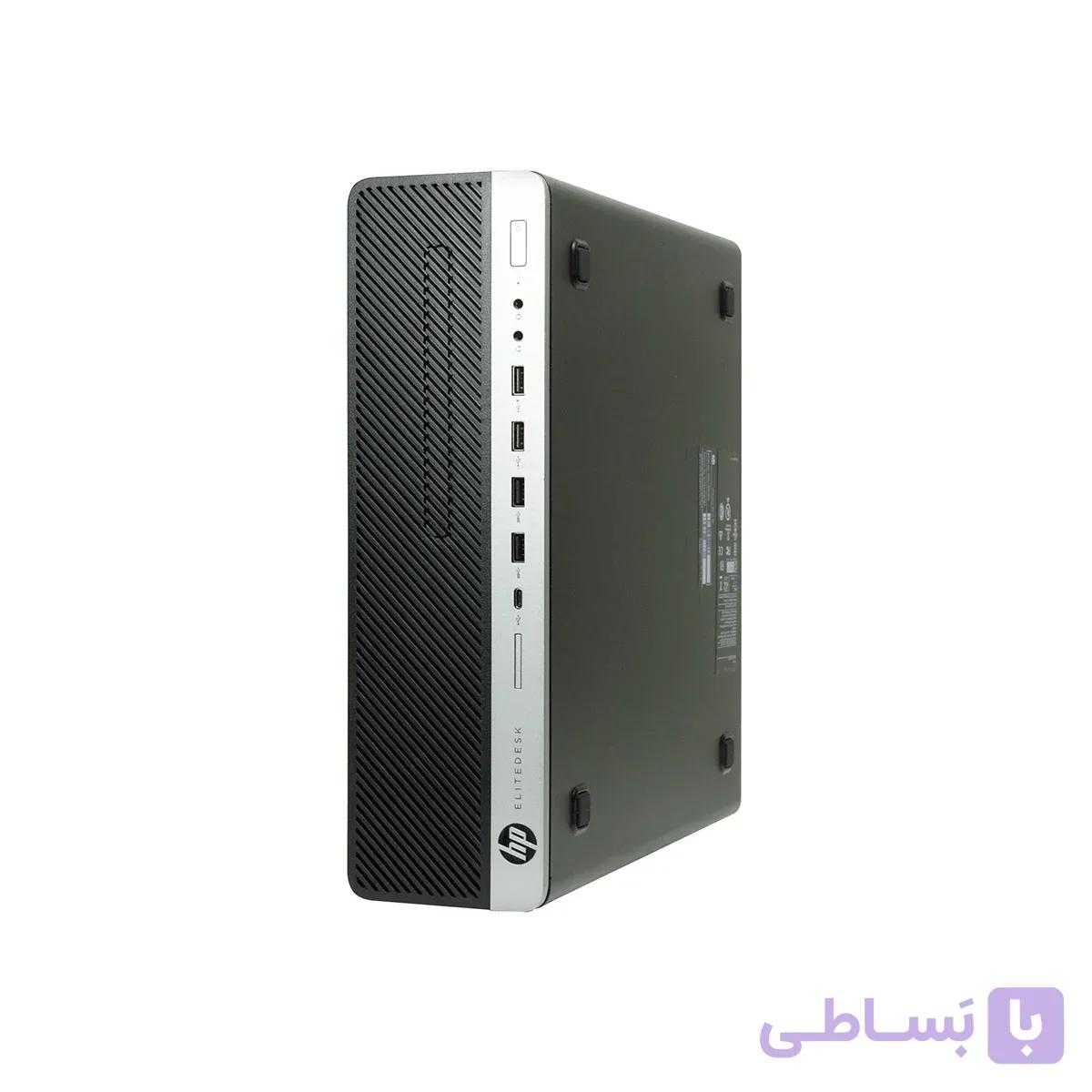 کیس استوک HP EliteDesk 800 G3 | Core i7-7700 | RAM 8GB DDR4 | SSD 256GB | بدون DVD — تصویر 1