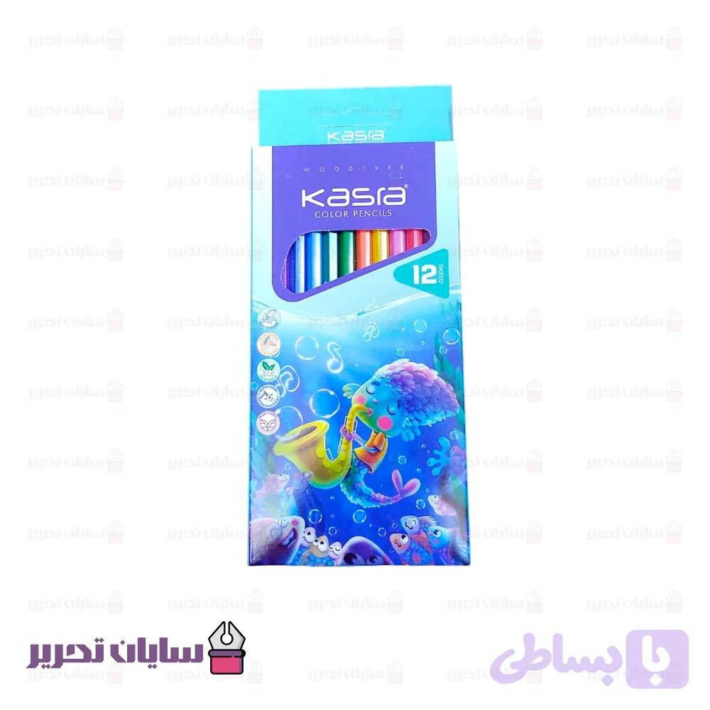 مداد رنگی ۱۲ رنگ کسری