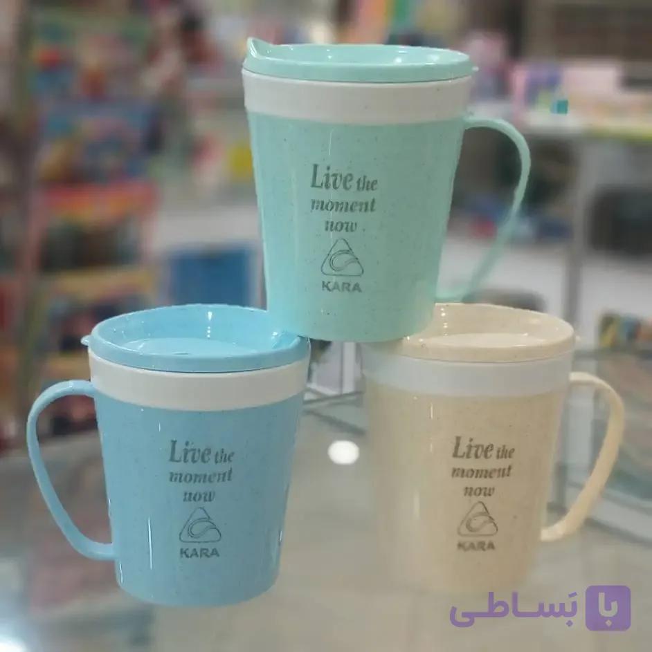 لیوان درب دار 2جداره ماگ کارا — تصویر 1