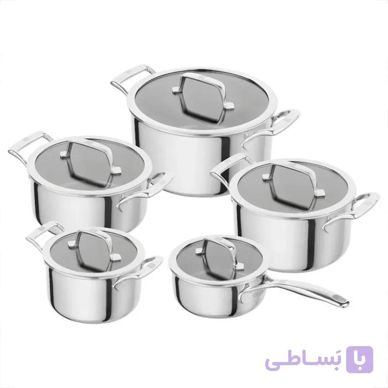 سرویس قابلمه 10 پارچه زولینگ مدل Peak — تصویر 1