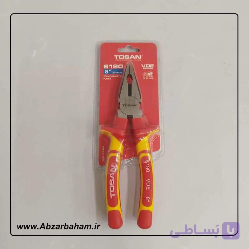 انبردست عایق برق 8 اینچ توسن مدل T6180 — تصویر 1