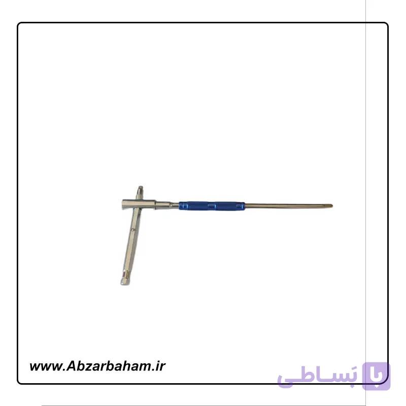 آچار بکس 6کاره دسته دار سلیبی تی T بکس خور سه درایو 1.4-3.8-1.2 میتا – مدل 6K — تصویر 1