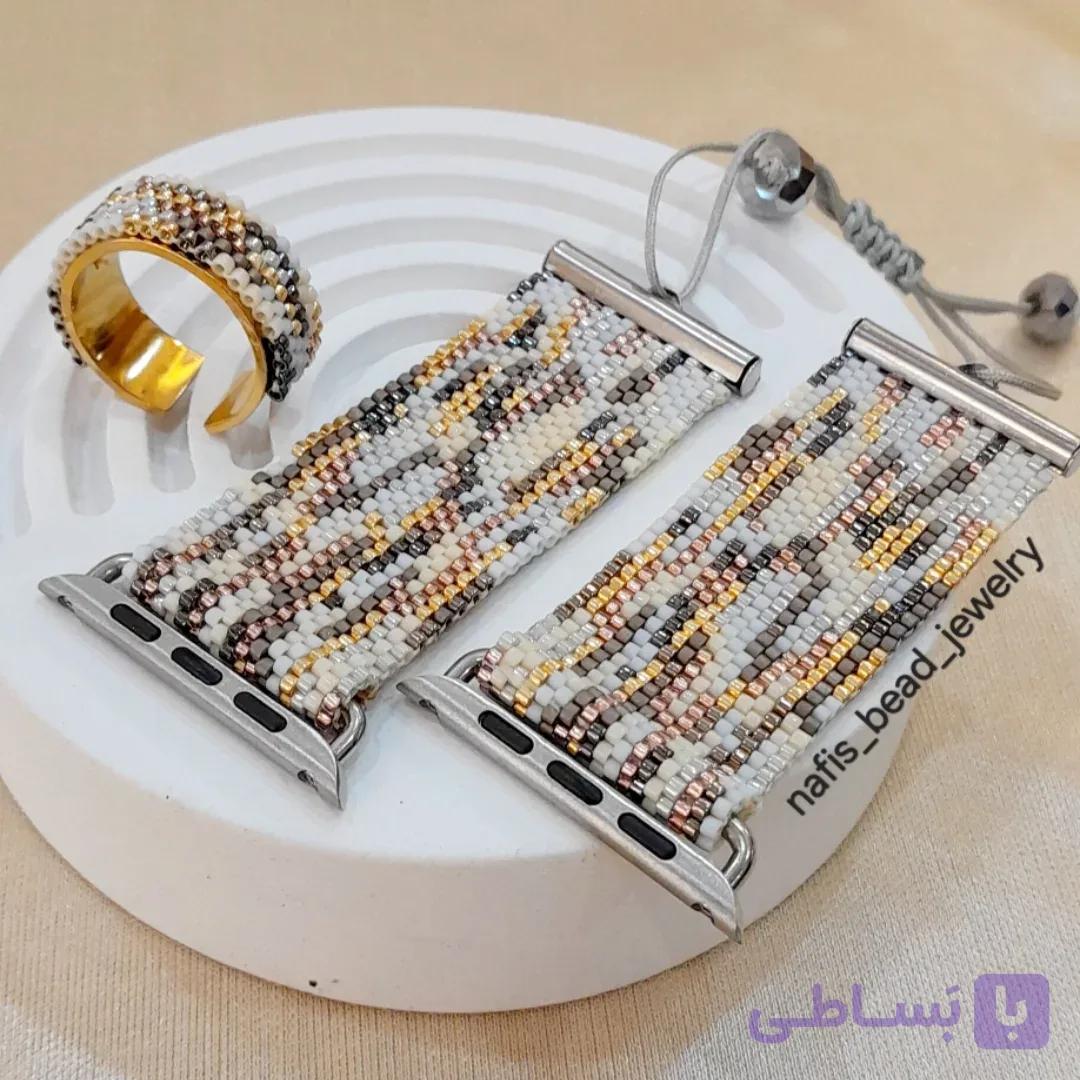 ست سفارشی بند اپل واچ و انگشتر