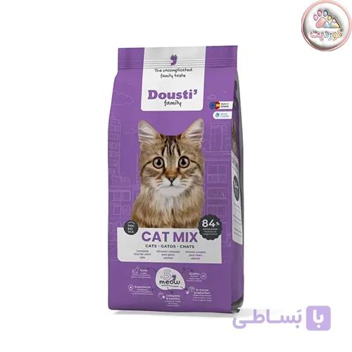 غذای خشک گربه دوستی فامیلی Dousti Family Cat Mix 20kg