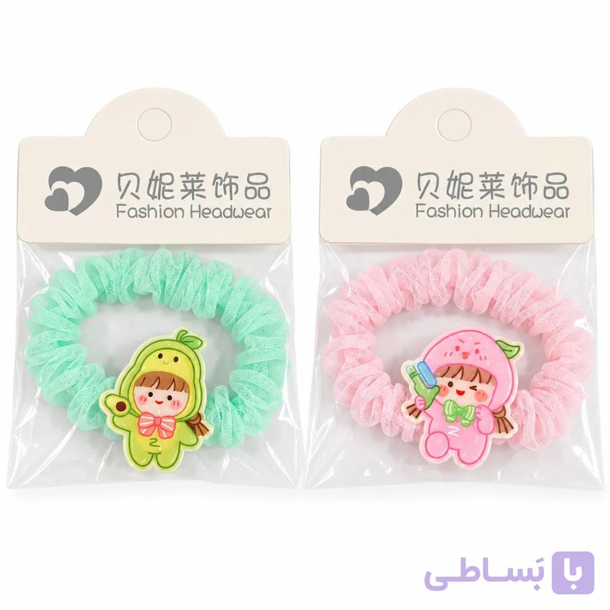کش مو توری عروسکی میوه‌ای KH-007
