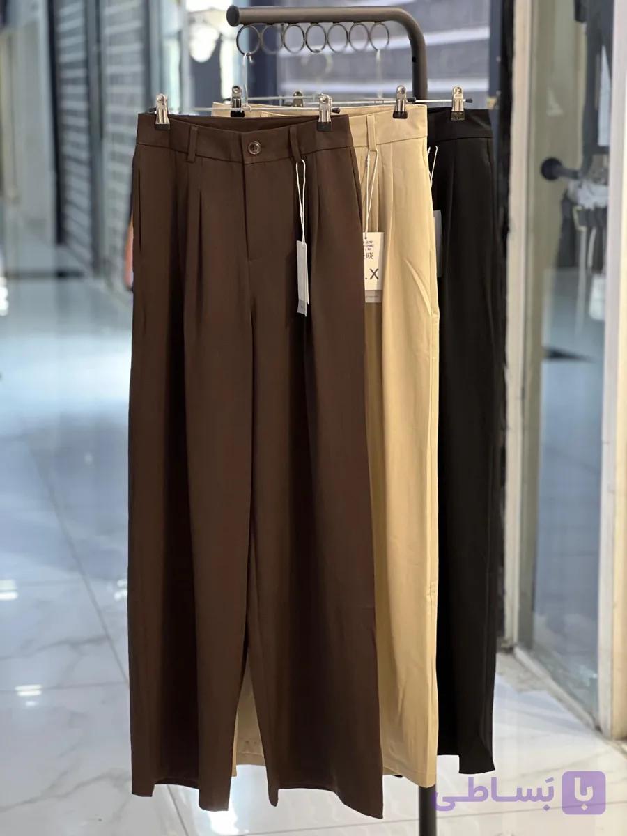 شلوار زنانه گواردین پشت کش  کد 1040 — تصویر 1