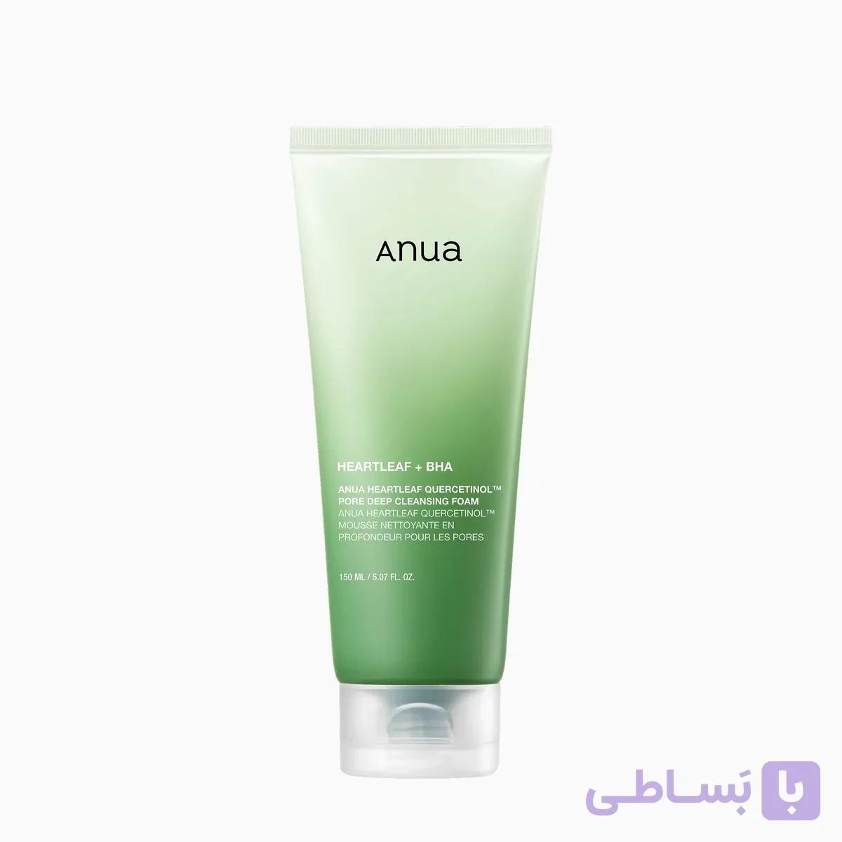 فوم شستشوی هارتلیف آنوا Heartleaf Quercetinol Pore Deep Cleansing Foam — تصویر 1
