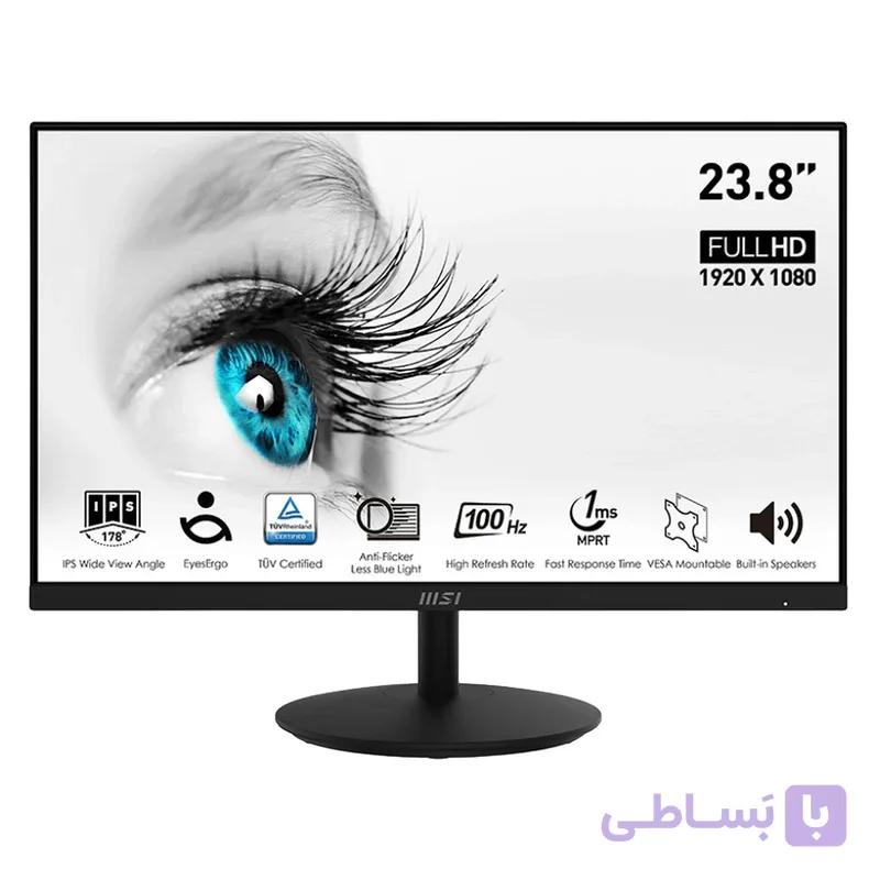 مانیتور فریملس ام اس آی 24 اینچ مدل MSI PRO MP242A – کارکرده در حد آکبند با کارتون — تصویر 1