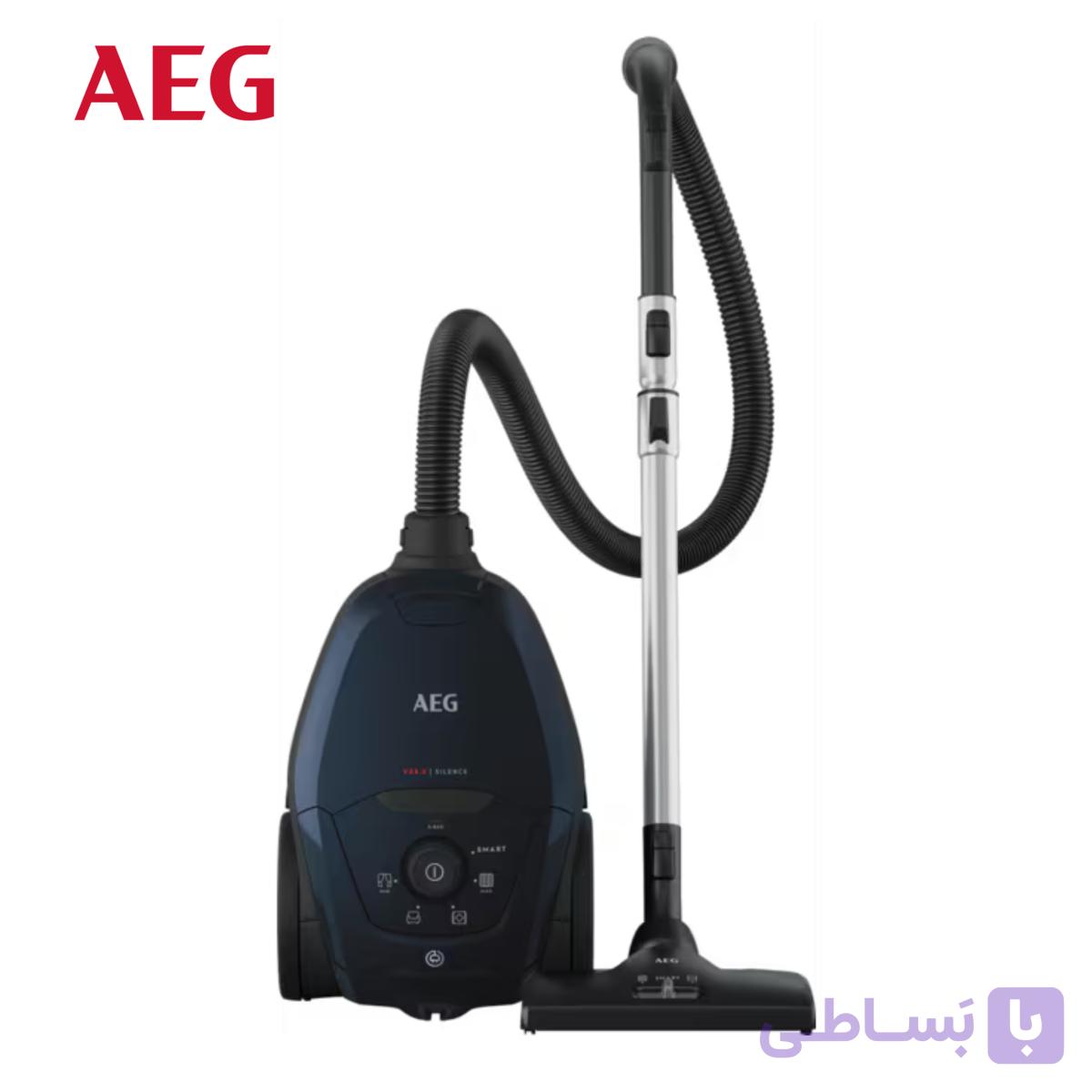 جاروبرقی آاگ AEG مدل VX8212 کیسه‌ای کم‌صدا با قدرت مکش بالا — تصویر 1