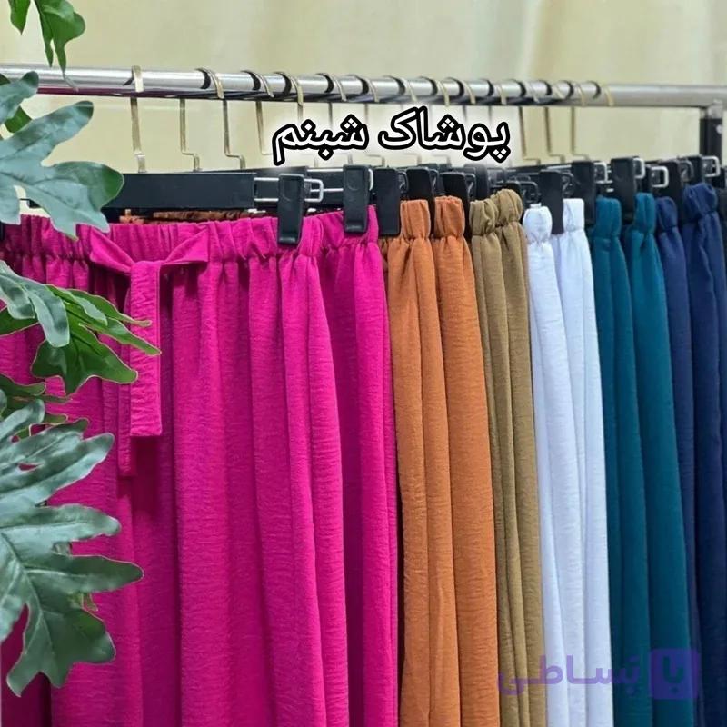 شلوار ابروبادی زنانه فری سایز از 38 تا 48 رنگ بندی متنوع