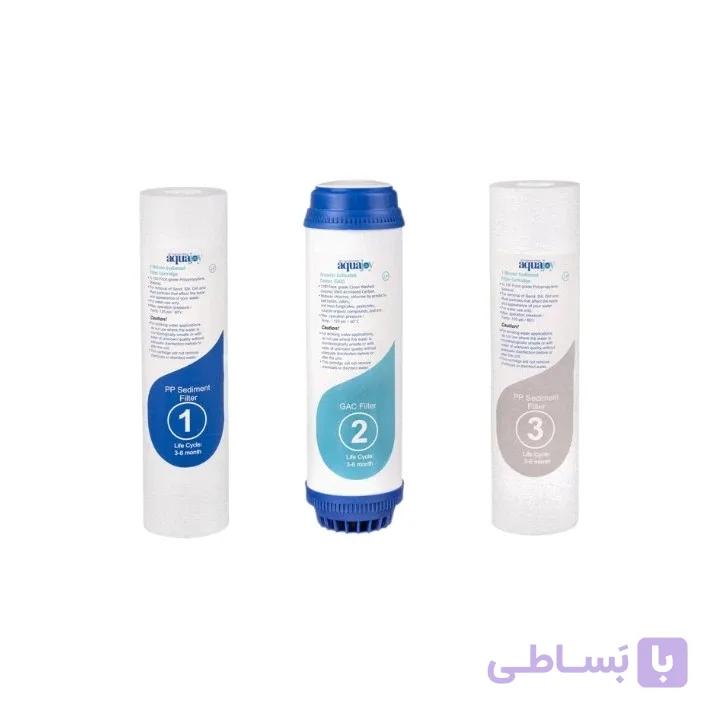 فیلتر تصفیه آب آکواجوی اینلاین مدل LP پک 3 عددی — تصویر 1