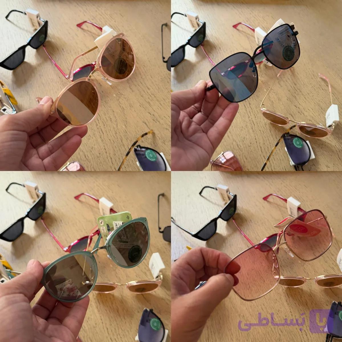 عینک آفتابی زنانه نوجوان تا بزرگسال اورجینال اروپایی — تصویر 1