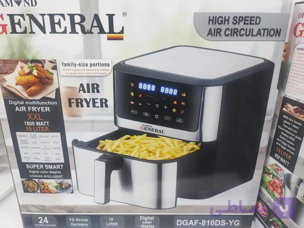 سرخ کن بدون روغن جنرال آلمان مدل DGAF-810DS-YG