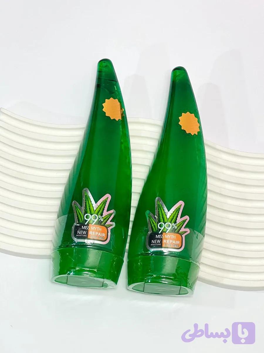 ژل آبرسان صورت و بدن AloeVera مدل شاخکی | روشن‌کننده و رفع تیرگی پوست 260 میل
