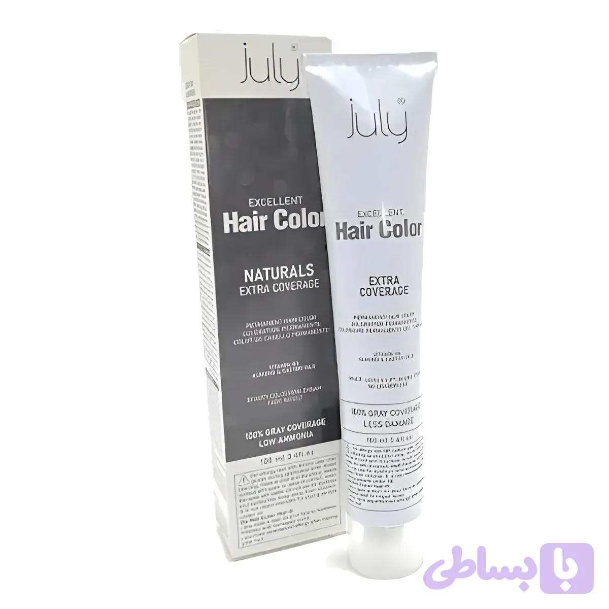 رنگ موی بدون آمونیاک جولای 100ml