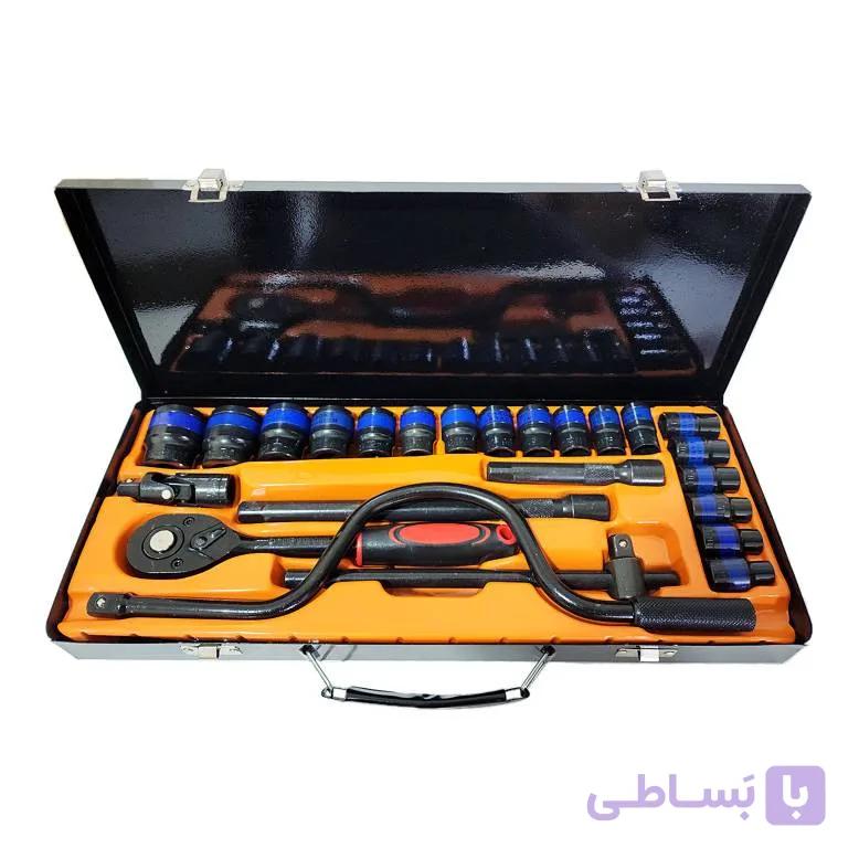 آچار بکس جی ان تی آردی مدل J-20001 مجموعه 24 عددی