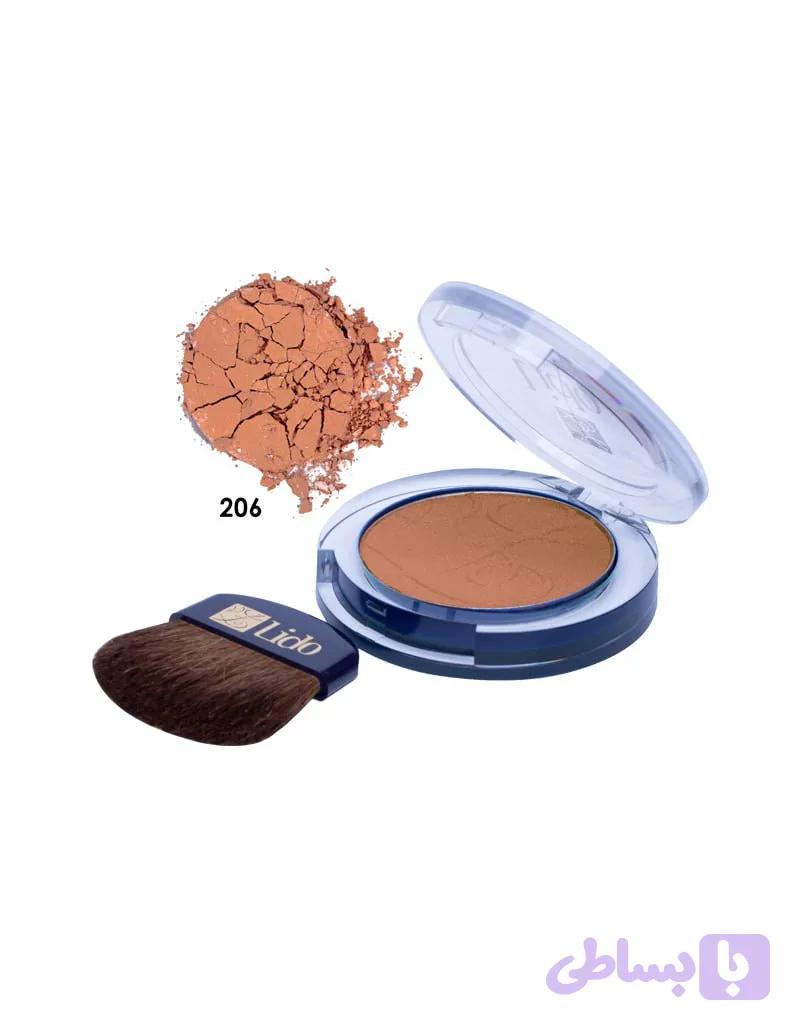 رژگونه پودری لیدو – شماره 206 — تصویر 1