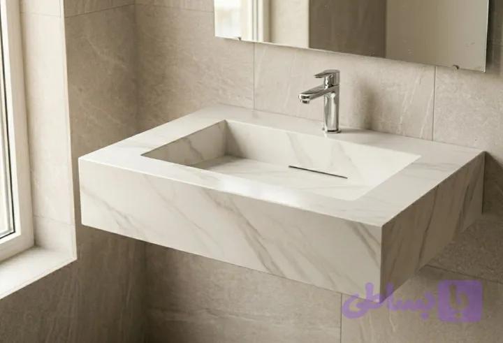 روشویی سرامیکی دیواری CERAMADE مدل Origin Compact