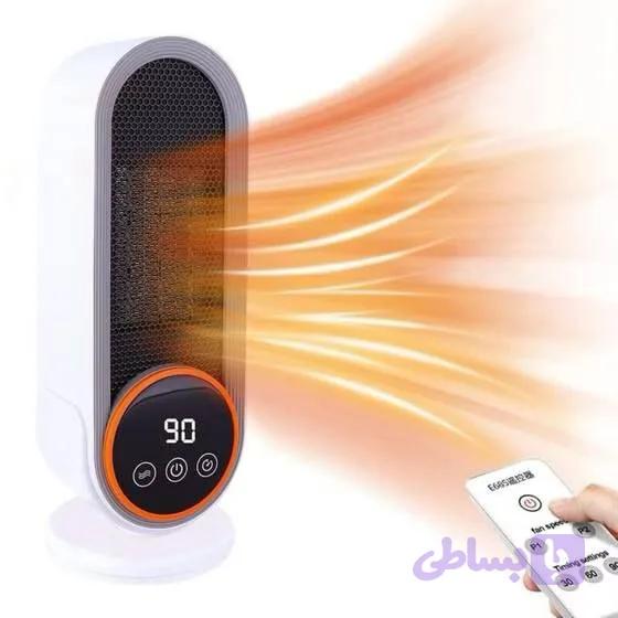 بخاری سرامیکی قابل‌حمل Cinbasr مدل E68S با ترموستات هوشمند و ریموت کنترل