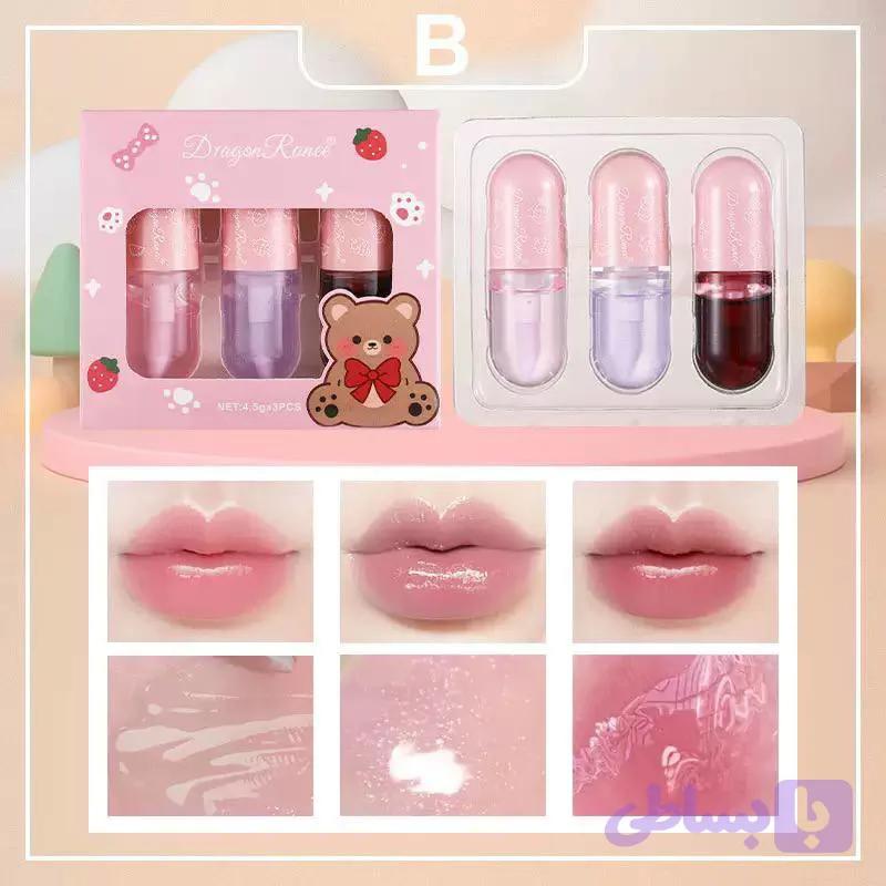 پک ۳ تایی رژ کپسولی دراگون رانی Lip Gloss