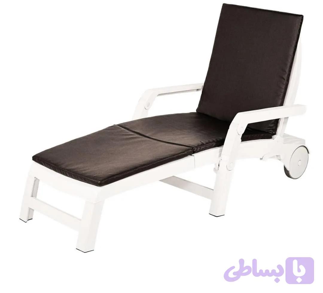 تشک چرمی تخت کنار استخر سه تیکه