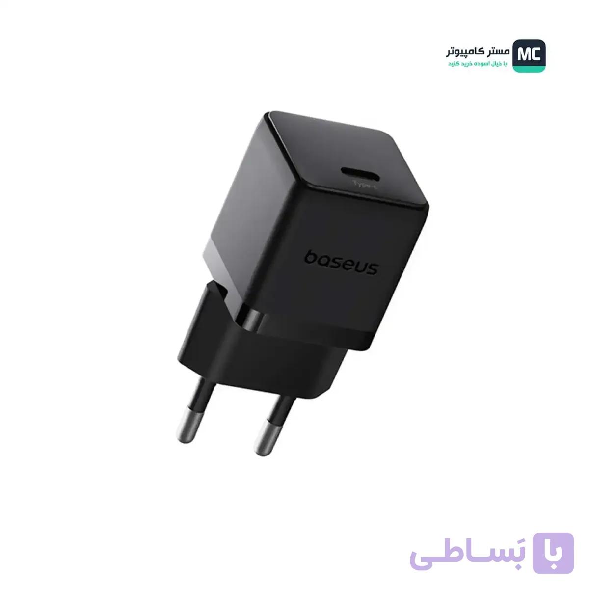 شارژر دیواری تایپ‌سی 20 وات باسئوس Baseus Palm Fast Charger 1C 20W EU CCZC20CE — تصویر 1