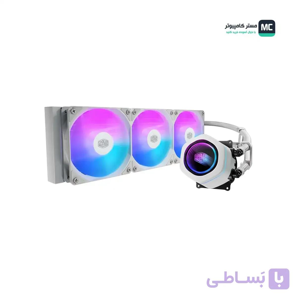 خنک کننده مایع کولر مستر MASTERLIQUID CORE NEX WHITE — تصویر 1